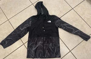 The North Face  Gray Black Jacket Boys Youth Size 18-20 XL Lightweight - Picture 1 of 5