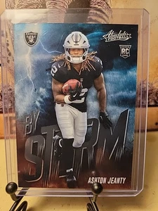 2025 Panini Absolute Football Ashton Jeanty by Storm #1 Rookie RC Raiders - Bild 1 von 2