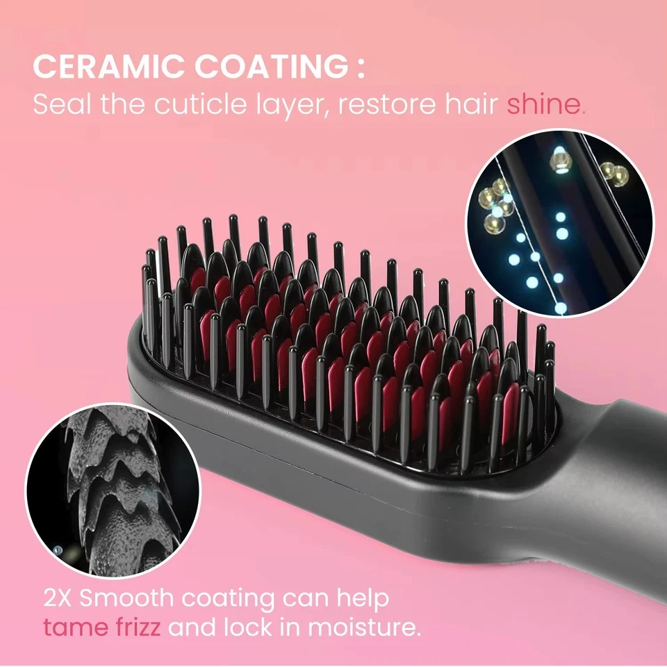 Cepillo secador de pelo negativo lon 3 en 1 secador de aire caliente styler y voluminizador. USA Foto 1 de 4