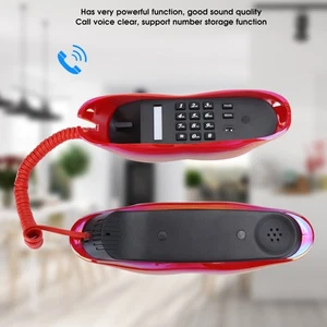 Electroplating Fashionable Funny Lip Telephone WX‑3016 Number Storage US/UK SAL - Zdjęcie 1 z 23