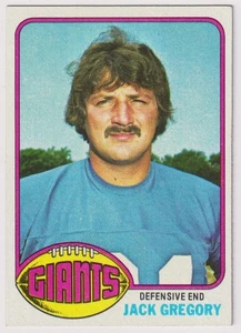 1976 Topps NFL #57 Jack Gregory Giants Browns - Picture 1 of 2