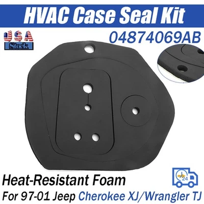 04874069AB HVAC Heater Box Seal Kit Foam For 97-01 Jeep Cherokee XJ &Wrangler TJ - Image 1 of 4