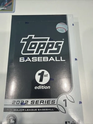 2022 Topps Series 1   1st Edition   Factory Sealed Hobby Box - Image 1 of 2
