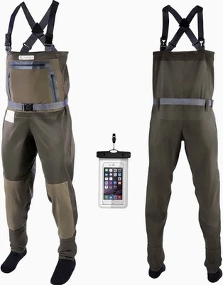HotSrace Chest Waders Waterproof Breathable Stockingfoot XL Open Box - Image 1 of 4