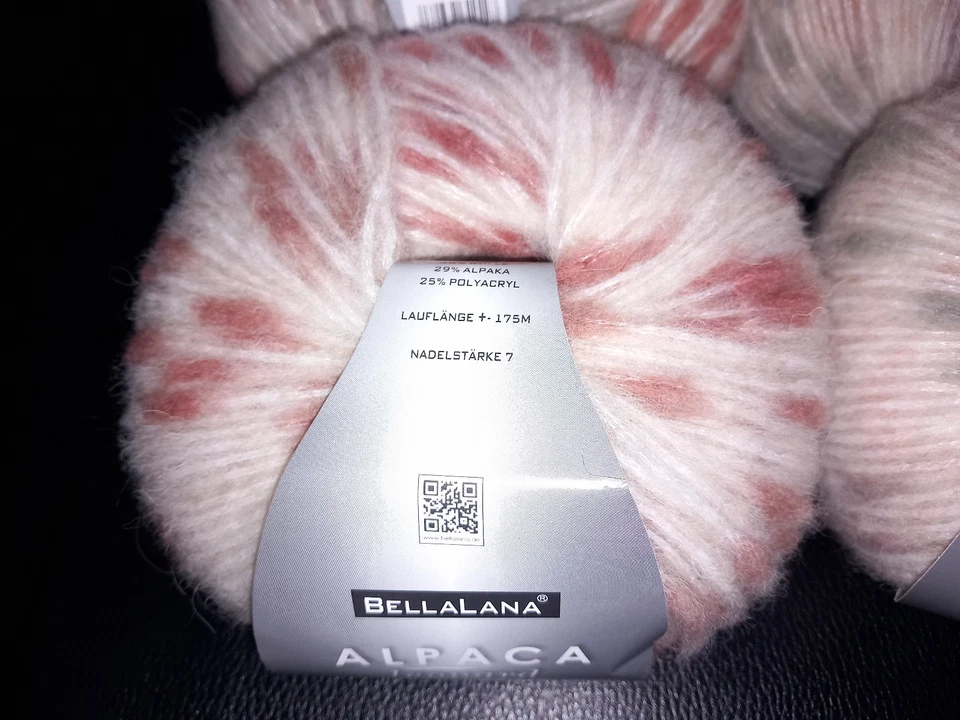 Alpaka Leopard 50g Knäuel von BellaLana