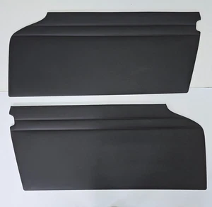 Mercedes W113  Türpappe Türpappen Türverkleidungen Door Panel Schwarz Black Neu - Picture 1 of 5