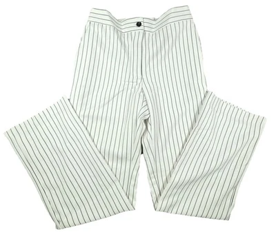 Pantalones de vestir Jessica London para mujer blancos 14W a rayas cintura elástica elásticos formales Foto 1 de 4