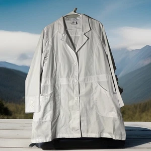 Adar Lab Jacket White 2x  - Picture 1 of 12