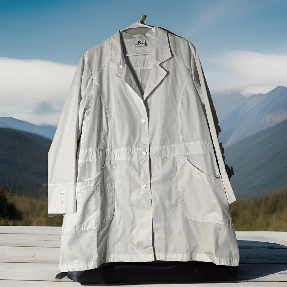 Adar Lab Jacket White 2x  - Image 1 of 4