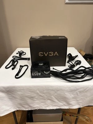 EVGA TUF Gaming 650W 80 PLUS Bronze Power Supply - Black - Mint - Image 1 of 4