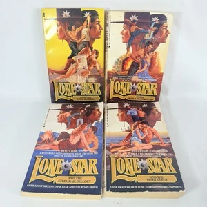 Lone Star Wesley Ellis Western Historical PB Book Vintage Lot of 4 - Imagen 1 de 5
