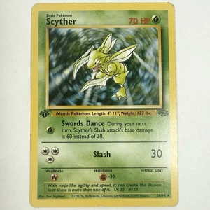 Pokémon Karte Scyther TCG Dschungel 26/64 Regular 1. Edition Rare LP - Bild 1 von 2