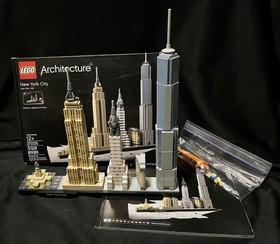 Lego 21028 Architecture New York City USA Skylines Complete Set Manual Box