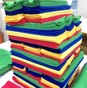 [B-WARE AUKTION] 100x Mikrofasertücher (zufällige Farbe) - Bild 1 von 5