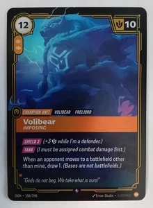 Riftbound 2 x Volibear, imponente. Lámina. 158. Origins - Imagen 1 de 1