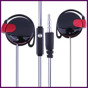 Kopfhörer mit Mikrofon Stereo Mp4 Ohr hängend Spiel Sport Ohrbügel - Bild 1 von 30