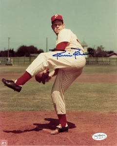 Robin Roberts Signed Autographed 8X10 Photo Phillies Throwing Pitch JSA - Picture 1 of 2