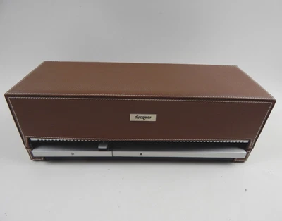 DiscGear Selector 120HD imitación cuero marrón soporte disco estuche CD DVD juegos Foto 1 de 4