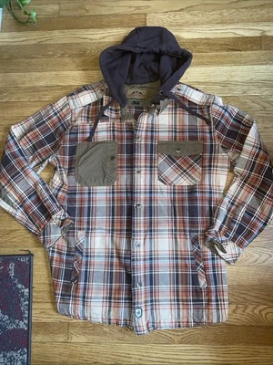 Chaquetas Abrigo/Legendario Cola Blanca Original Deer Gear XL Abotonable Franela con Capucha Foto 1 de 4