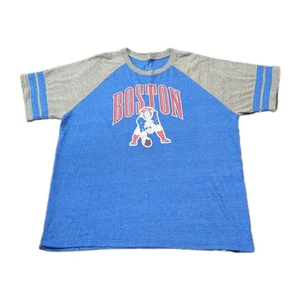 Fanatics Boston Patriots Men's T-Shirt XXL 2XL Blue Short Sleeve  NFL Pro Line - Picture 1 of 5