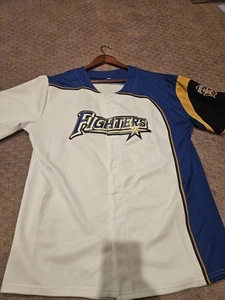 Shohei Ohtani Japan NH Fighters XL White Away Jersey Los Angeles Dodgers - Picture 1 of 19