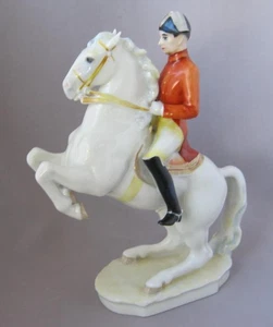 Hutschenreuther Germany Porcelain Lipizzaner Horse Rider Wien Austria Vienna - Picture 1 of 1