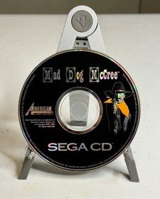 Mad Dog McCree (Sega CD, 1993) Disc Only, Tested