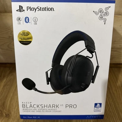Razer BlackShark V3 Pro for PlayStation Black BRAND NEW!!! - Image 1 of 4