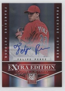 2012 Elite Extra Edition Franchise Futures Signatures /799 Felipe Perez #69 Auto