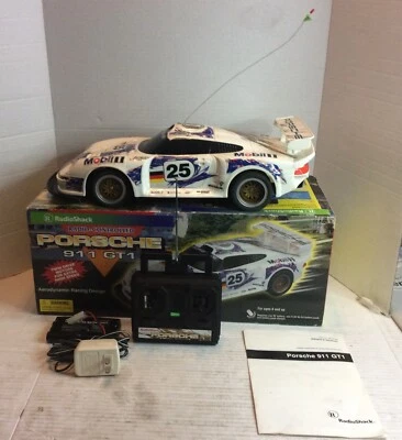 RadioShack 60-4208 Porsche 911 GT1 Le Mans 1996 Winner Stuck Wollek Boutsen CIB - Image 1 of 4