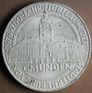 AUTRICHE 100 SCHILLING GMUNDEN 1978 ARGENT - Bild 1 von 2