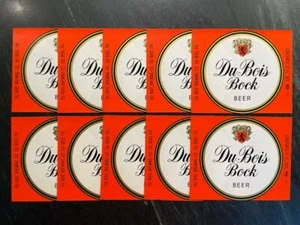 Lot of 10 - Unused DuBois Beer Brewing Labels - DuBois Bock Beer - Picture 1 of 1
