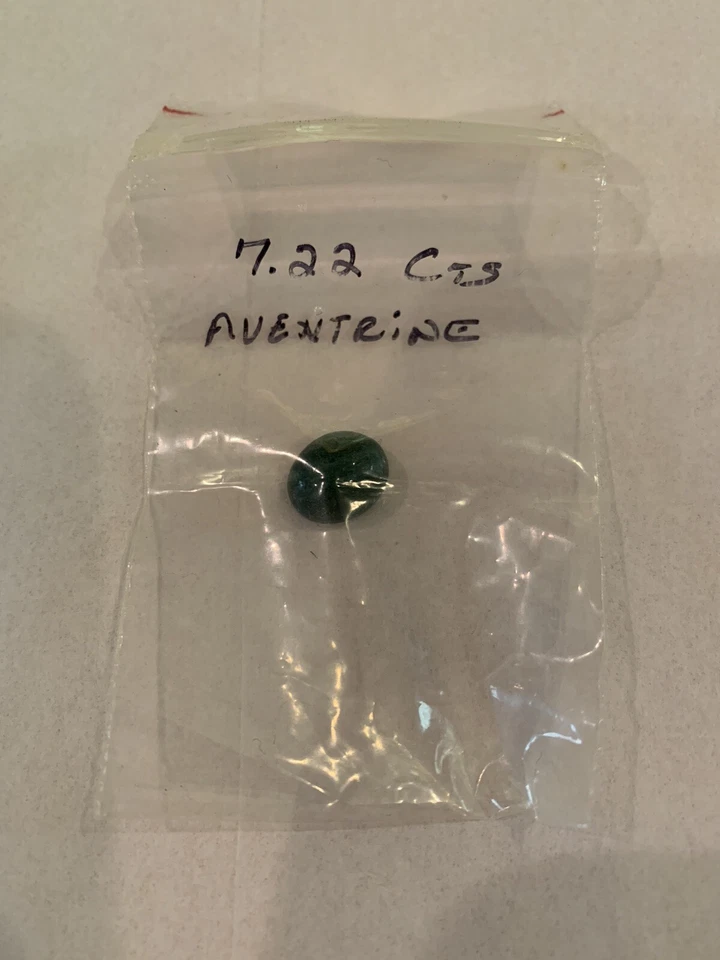 Green Aventurine Loose Gemstone 7.22 ct. Oval Cabochon - Image 1 of 4
