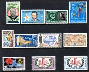 Dahomey Stamps - Scott #'s C16/C30 - Mint Unhinged and Hinged - Picture 1 of 1