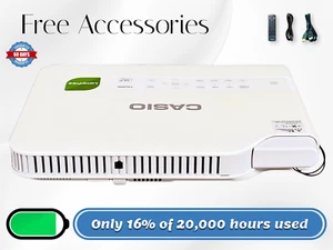 Casio XJ-A142 - Projektor DLP Laser / hybryda LED - tylko 16% z 20 000 godzin użytkowania - Zdjęcie 1 z 16