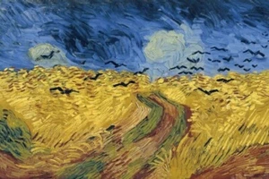 VINCENT VAN GOGH'S Wheatfield with Crows (1890) 4x6 GLOSSY PRINTED PHOTO - Picture 1 of 1
