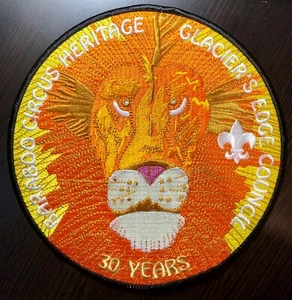 Baraboo WI Circus Heritage 30-Year Anniversary 6" Jacket Patch Glacier's Edge - Picture 1 of 1