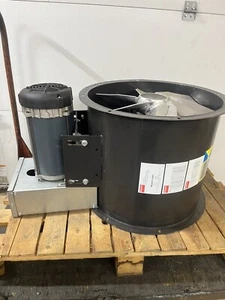 DAYTON 18" Tubeaxial Belt Drive Fan 4C661 W/ 1.50 HP xx56T1 Hazardous Loc. Motor - Picture 1 of 13