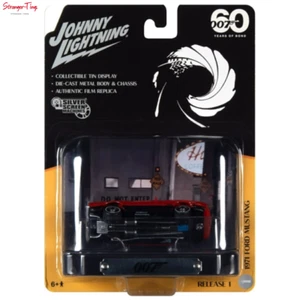 Johnny Lightning 1/64 SILVER SCREEN TIN JAMES BOND 1971 FORD MUSTANG  - Picture 1 of 1