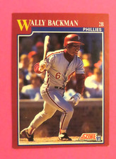 1991 Score, Philadelphia Phillies - WALLY BACKMAN