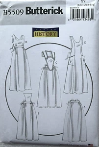 Butterick B5509 Sewing Pattern Aprons 'Making History' Assorted Styles S,M,L - Picture 1 of 2