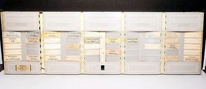 WURLITZER 3110 JUKEBOX part :   SONGBOARD w/ BLUEISH PLASTIC PANEL in back - Picture 1 of 5