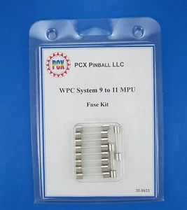 1990 Bally/Midway Pool Sharks Pinball Machine Fuse Kit - System 11C (10 fuses) - Picture 1 of 2
