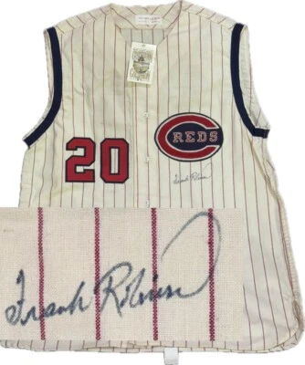 Frank Robinson Signed Mitchell & Ness M&N Authentic Autographed Jersey Auto BAS - Image 1 of 4