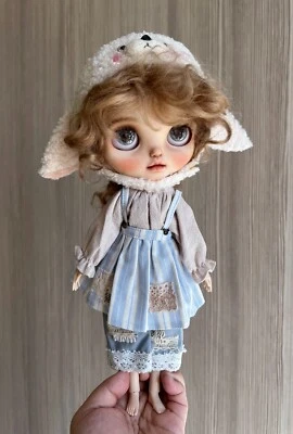 Ropa de muñeca Blythe -- Conjunto de disfraces con temática de cachorro de estilo infantil lindo (RARO) Foto 1 de 4