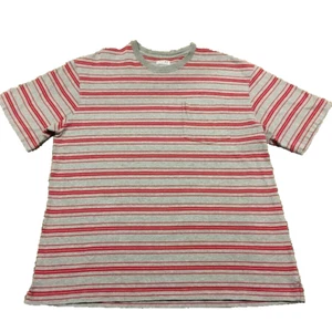 Herren DULUTH Trading Co T-SHIRT GRÖSSE Large LONGTAIL T Rundhalsausschnitt Streifen Tasche - Bild 1 von 10