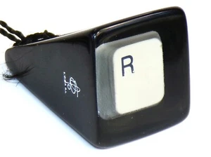 Sobral Flash Gordon Tecla Letter R Keyboard Artist Made Statement Ring Size 7 - Picture 1 of 8