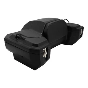 82L ATV Part Rear Rack Back Seat Storage Pack Luggage Trunk & Backrest - Picture 1 of 22