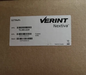 Cámara domo Verint Nextiva S2750ePc P/N 70-300-4229 nueva en caja • Canadá - Imagen 1 de 2