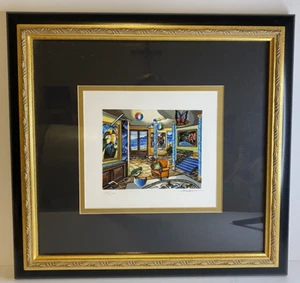 Alexander Astahov- Floating in Time - Serigraph w/Glass Frame Signed & Numbered - Picture 1 of 15